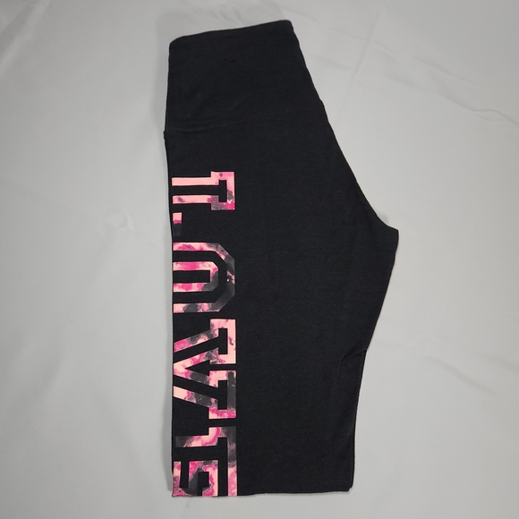 PINK Victoria's Secret Pants - PINK Victoria's Secret Grey Yoga Leggings